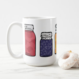 Pot de maçon mettant en boîte la tasse de café