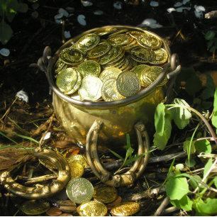 Pot d'or de Leprechaun ! Badge
