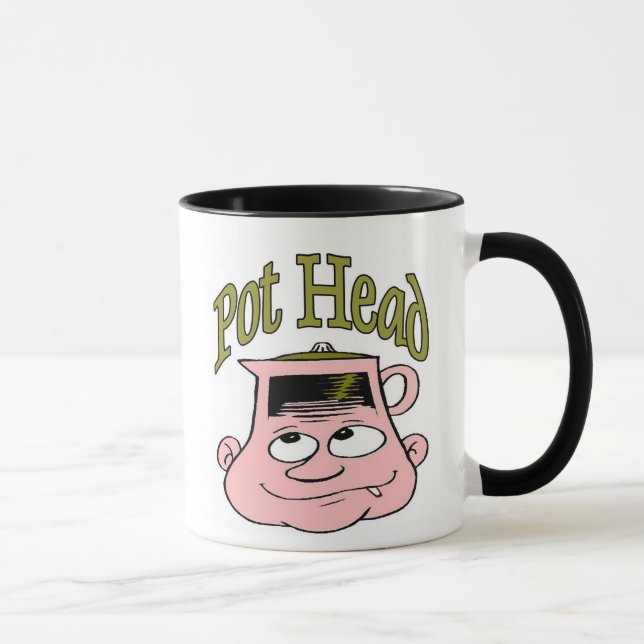 Pot Head T-Shirt Mug (Right)