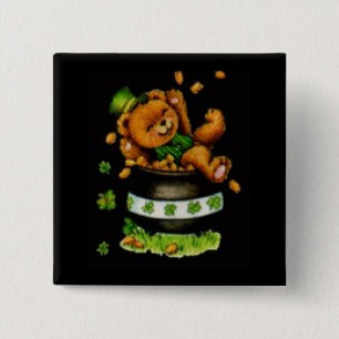 Pot of Bear 2 Inch Square Button