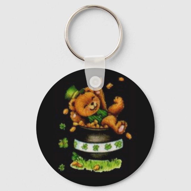 Pot of Bear Keychain (Front)