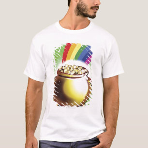 Pot of gold and rainbow T-Shirt
