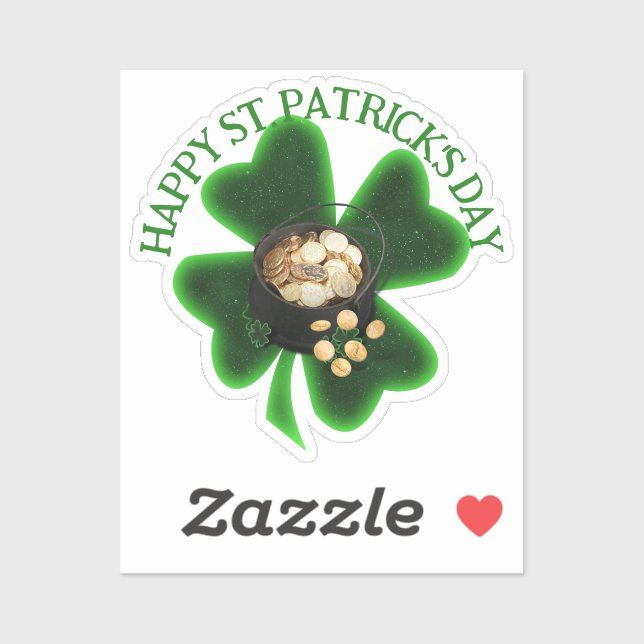 Pot of Gold St. Patrick's Day (Sheet)
