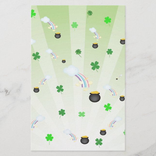 Pot of Gold Stationery (Front)