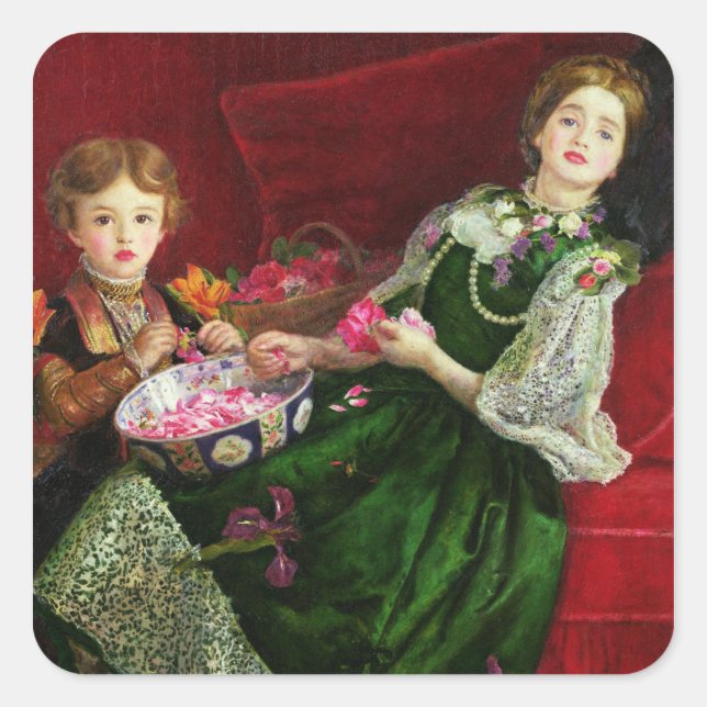 Pot Pourri Square Sticker (Front)