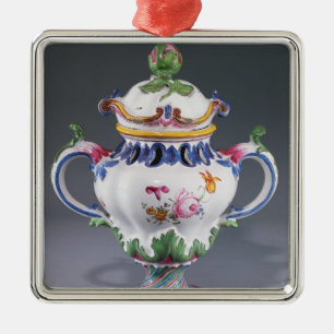 Pot-pourri Vase, made in Strasbourg, c.1754-60 Metal Ornament