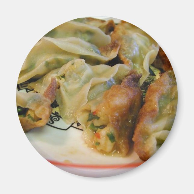 Pot Stickers Food Magnet (Front)
