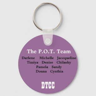 Pot Team Keychain