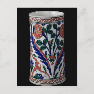 Pot with a floral decoration, Iznik Postcard