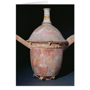 Pot with a scene of women bathing