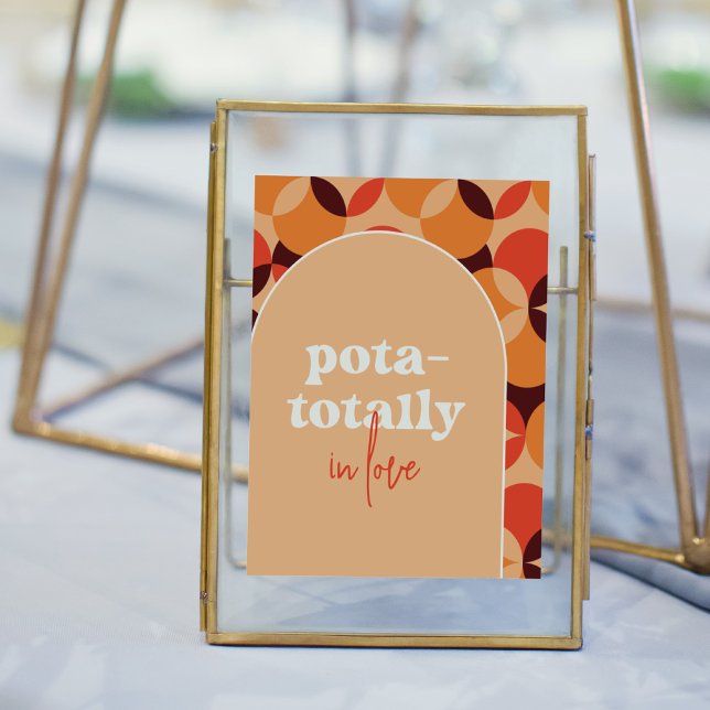 Pota-Totally In Love Wedding Sign (Sign Mock-up)