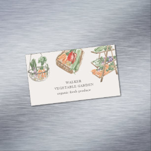 potager aquarelle carte de visite