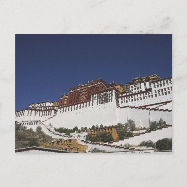Potal Palace in Lhasa, Tibet. Postcard (Front)