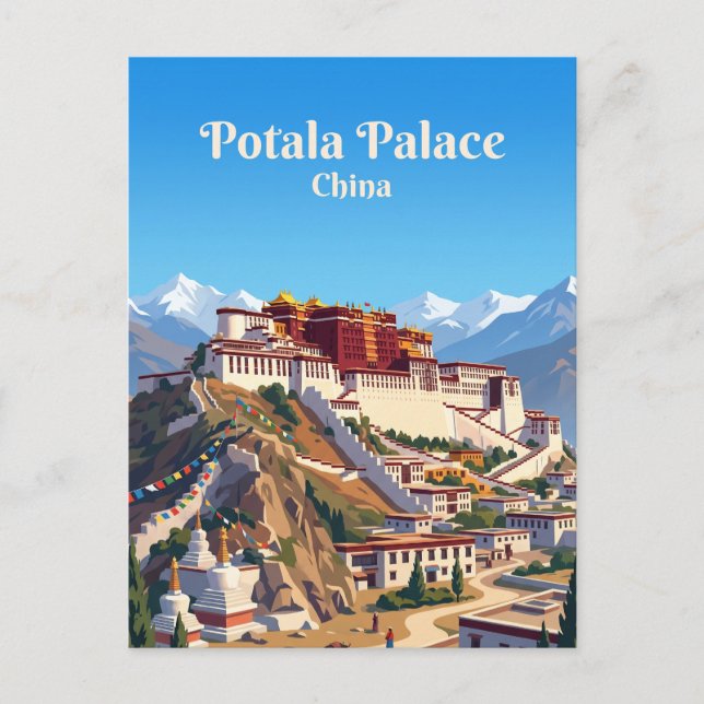 Potala Palace China Postcard (Front)