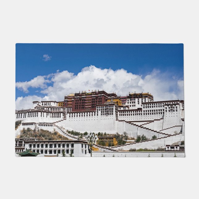 Potala palace in Lhasa - Tibet Doormat (Front)