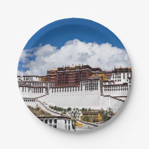 Potala palace in Lhasa - Tibet Paper Plate