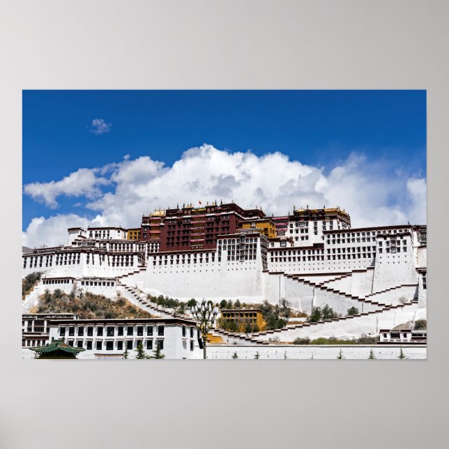 Potala palace in Lhasa - Tibet Poster (Front)