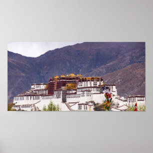 Potala palace in Lhasa - Tibet Poster