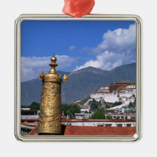 Potala Palace in Lhasa, Tibet taken from Metal Ornament