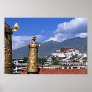 Potala Palace in Lhasa, Tibet taken from Poster
