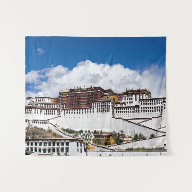 Potala palace in Lhasa - Tibet Tapestry (Front (Horizontal))