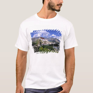 Potala Palace on mountain range from aher T-Shirt