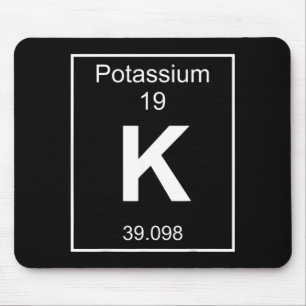 Potassium Element Costume Periodic Table Chemistry Mouse Pad
