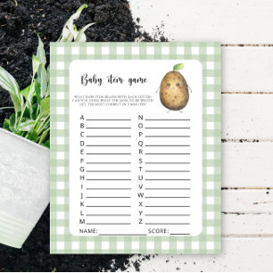 Potato Baby Item Game. Baby Shower Game