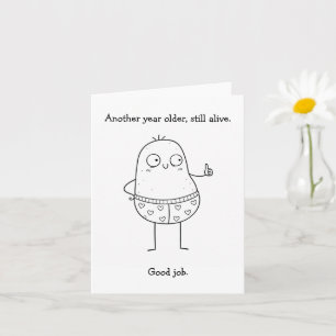Potato Birthday Card