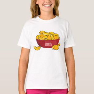 Potato chip cartoon illustration T-Shirt