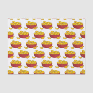 Potato chip cartoon illustration  tissue paper