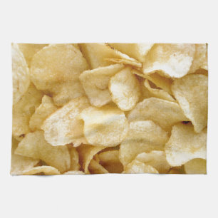 Potato chips junk food gifts kitchen towel