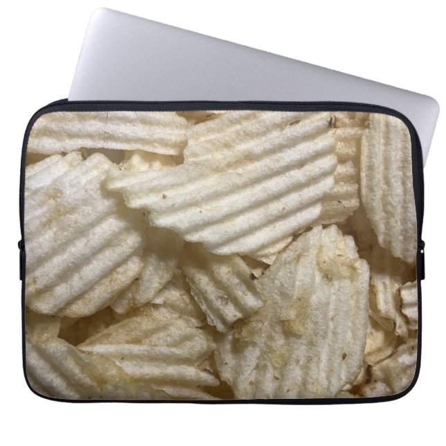 Potato Chips Laptop Sleeve (Front)