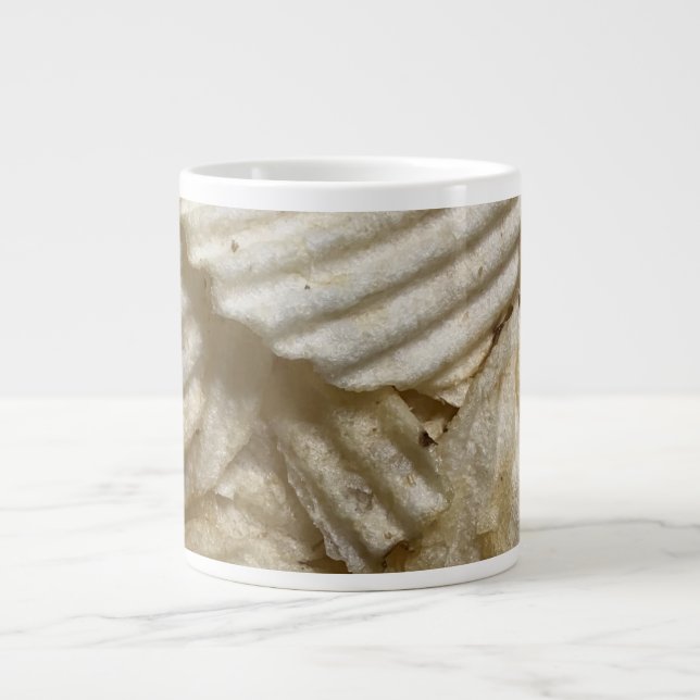 Potato Chips Large Coffee Mug (Front)