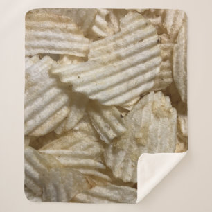 Potato Chips Sherpa Blanket