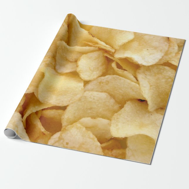 Potato chips wrapping paper (Unrolled)