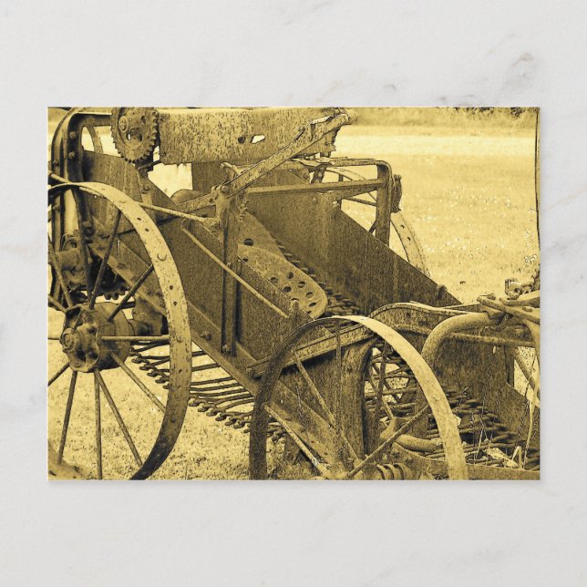 Potato Digger Postcard (Front)