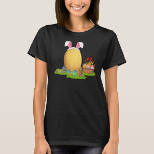 Potato Easter Egg Hunting Bunny Potato Easter Sund T-Shirt