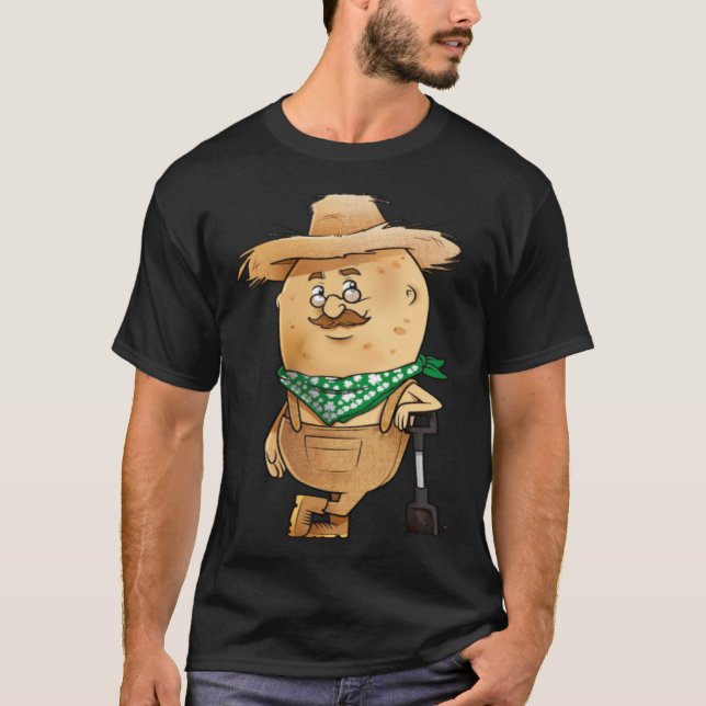 Potato Farmer For Potato Farms T-Shirt (Front)