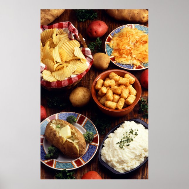Potato Foods Poster (Front)
