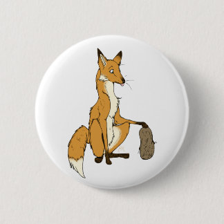 Potato Fox 2 Inch Round Button