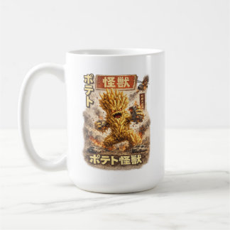 Potato Kaiju – Retro Japanese Monster Poster Coffee Mug