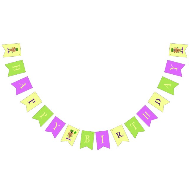 Potato monster bunting flags (All)