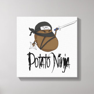 Potato Ninja Canvas Print
