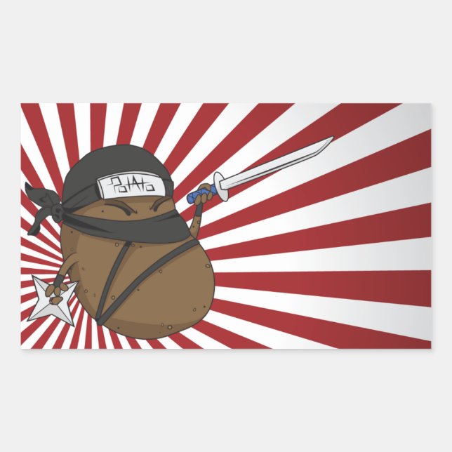 Potato Ninja Sticker (Front)