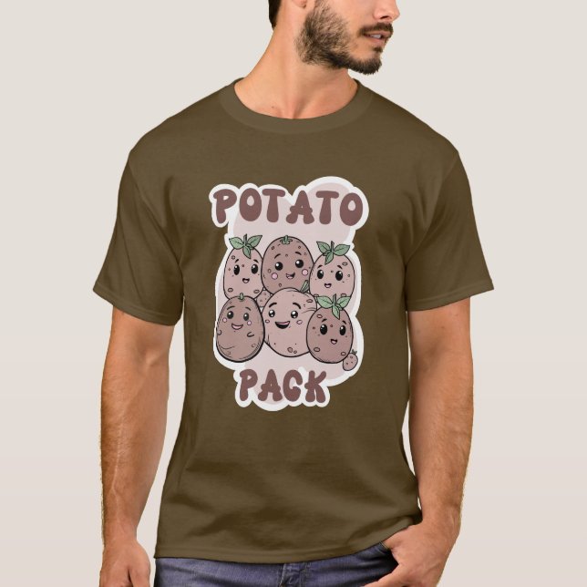Potato Pack funny group potato T-Shirt (Front)