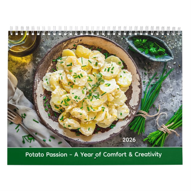 Potato Passion – A Year of Comfort & Creativity Calendar (Cover)