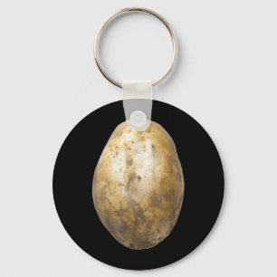 Potato Potatoes Food Halloween Costume Funny Keychain