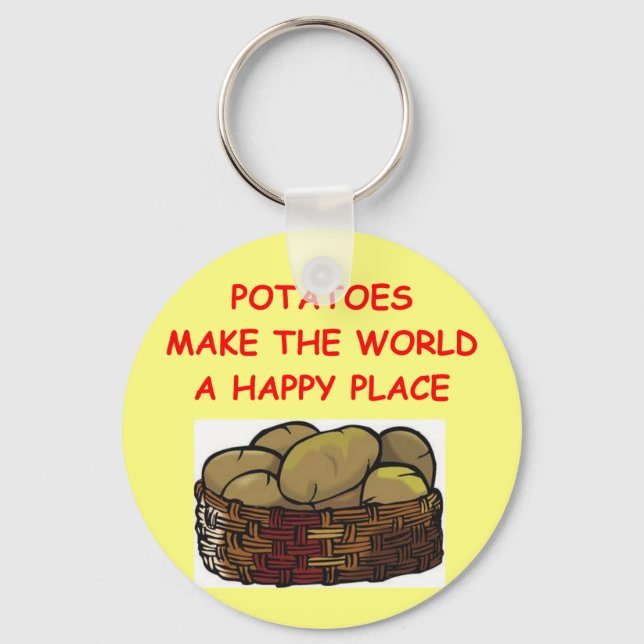 potato potatoes keychain (Front)