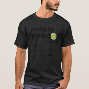 Potato Salad Nutrition Facts T-Shirt